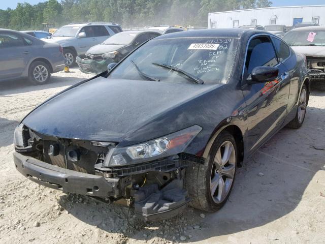 1HGCS2B84BA007862 - 2011 HONDA ACCORD EXL BLACK photo 2