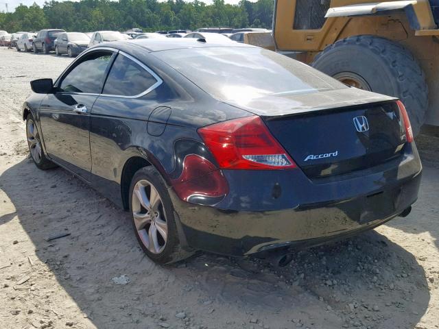 1HGCS2B84BA007862 - 2011 HONDA ACCORD EXL BLACK photo 3