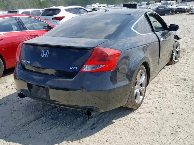 1HGCS2B84BA007862 - 2011 HONDA ACCORD EXL BLACK photo 4