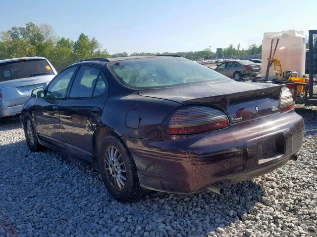 1G2WP52K02F256466 - 2002 PONTIAC GRAND PRIX PURPLE photo 3