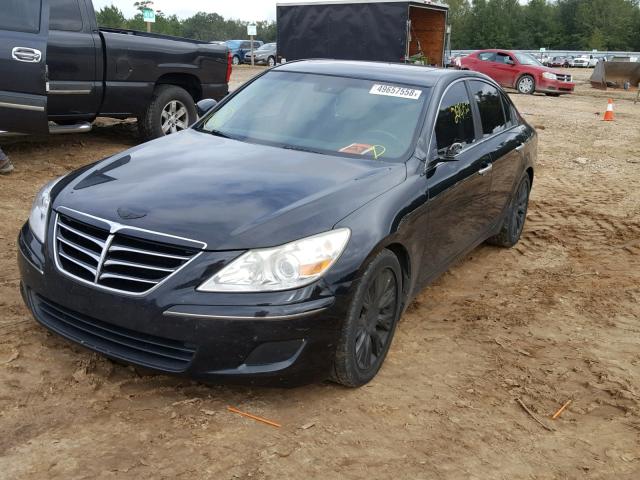 KMHGC46E29U033650 - 2009 HYUNDAI GENESIS 3. BLACK photo 2