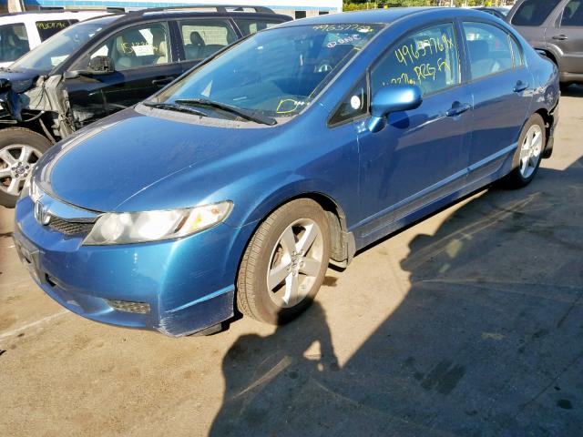 2HGFA166X9H354529 - 2009 HONDA CIVIC LX-S Mavi foto 2