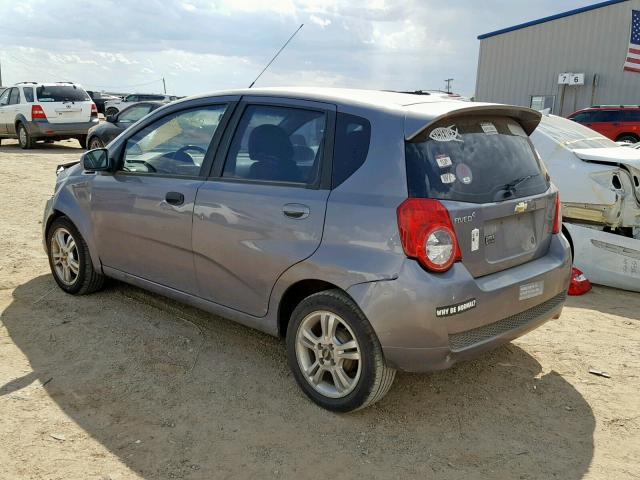 KL1TD6DE9BB245145 - 2011 CHEVROLET AVEO LS SILVER photo 3