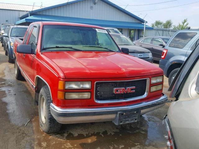 1GTEC19R8VE537262 - 1997 GMC SIERRA C15 RED photo 1