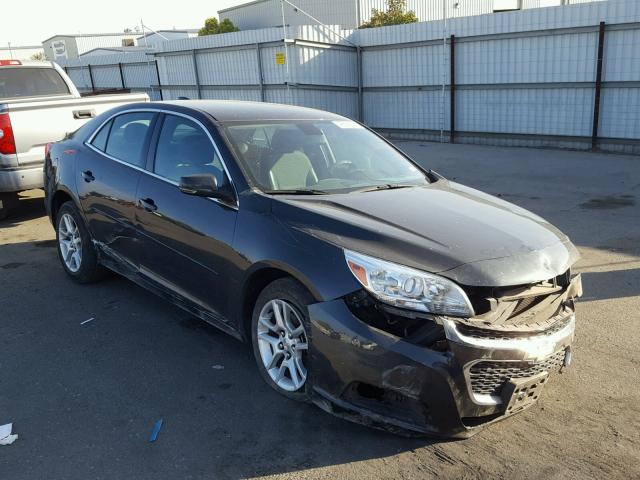 1G11C5SLXFF157582 - 2015 CHEVROLET MALIBU 1LT ნაცრისფერი ფოტო 1