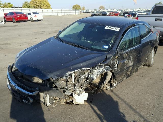 1G11C5SLXFF157582 - 2015 CHEVROLET MALIBU 1LT ნაცრისფერი ფოტო 2