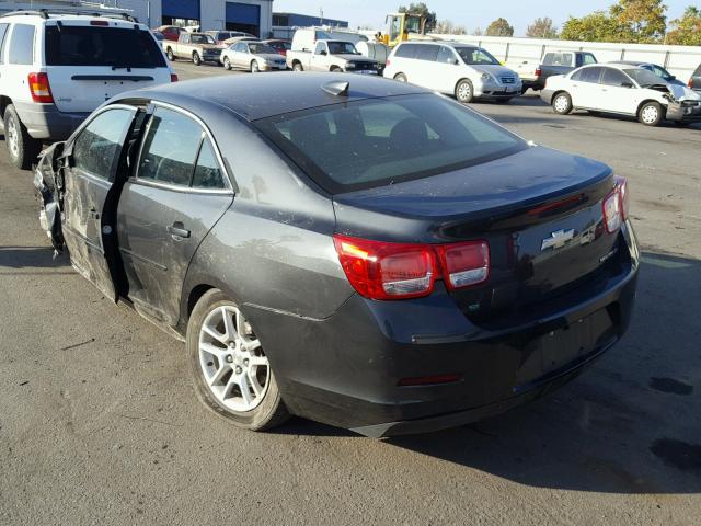 1G11C5SLXFF157582 - 2015 CHEVROLET MALIBU 1LT ნაცრისფერი ფოტო 3