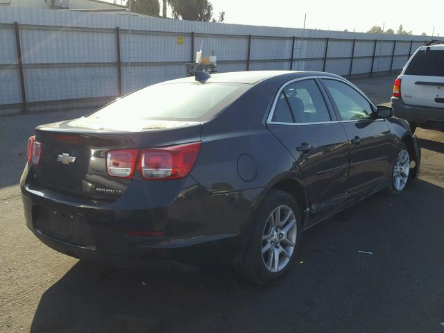 1G11C5SLXFF157582 - 2015 CHEVROLET MALIBU 1LT ნაცრისფერი ფოტო 4