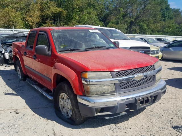 1GCDT136358159277 - 2005 CHEVROLET COLORADO RED photo 1