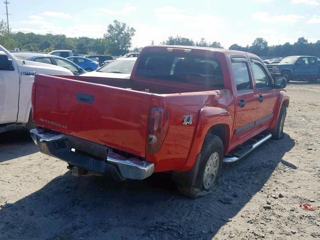 1GCDT136358159277 - 2005 CHEVROLET COLORADO RED photo 4