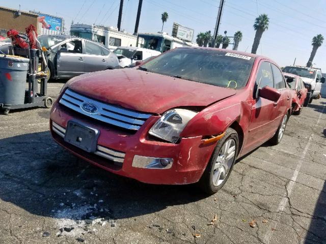 3FAHP08118R157162 - 2008 FORD FUSION SEL RED photo 2