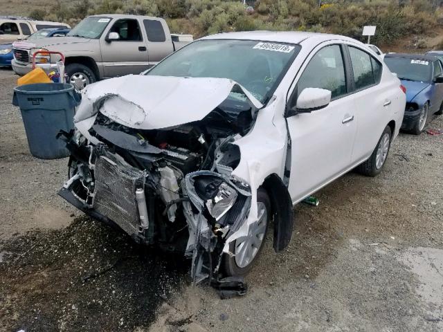 3N1CN7AP4GL840348 - 2016 NISSAN VERSA S WHITE photo 2