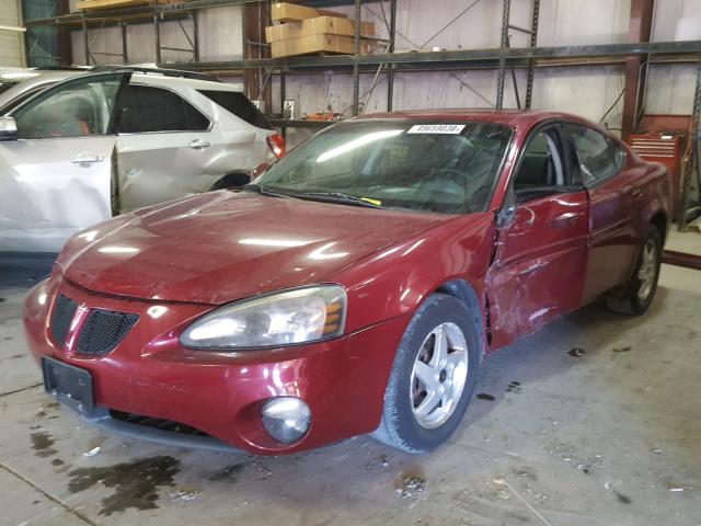 2G2WP522441300804 - 2004 PONTIAC GRAND PRIX RED photo 2