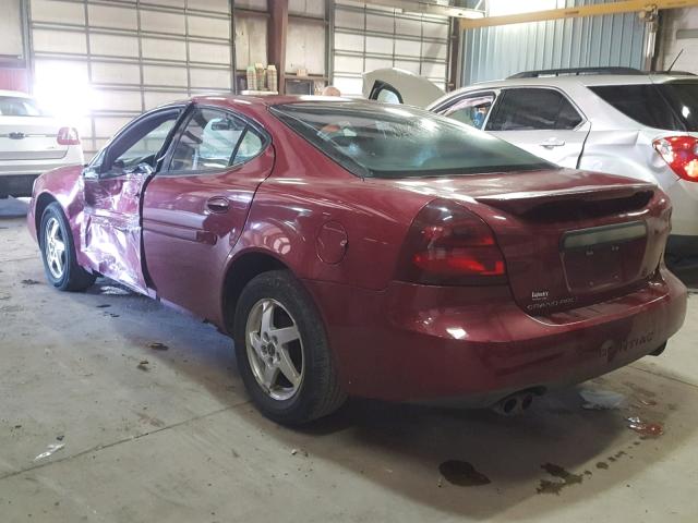 2G2WP522441300804 - 2004 PONTIAC GRAND PRIX RED photo 3