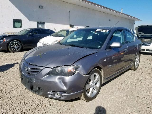 JM1BK323561507815 - 2006 MAZDA 3 S GRAY photo 2