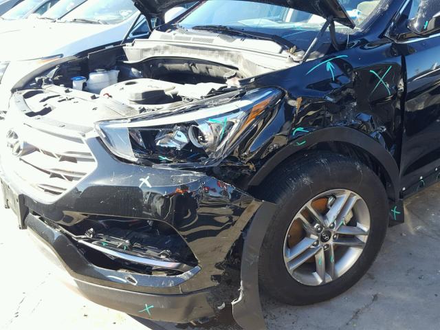 5XYZU3LB9JG534443 - 2018 HYUNDAI SANTA FE S BLACK photo 9