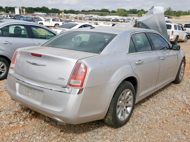 2C3CCACG1CH205849 - 2012 CHRYSLER 300 LIMITE SILVER photo 4