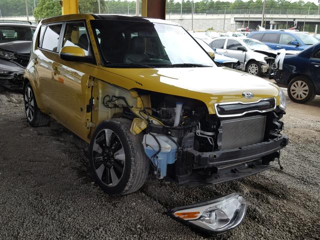 KNDJX3A57E7081900 - 2014 KIA SOUL ! YELLOW photo 1