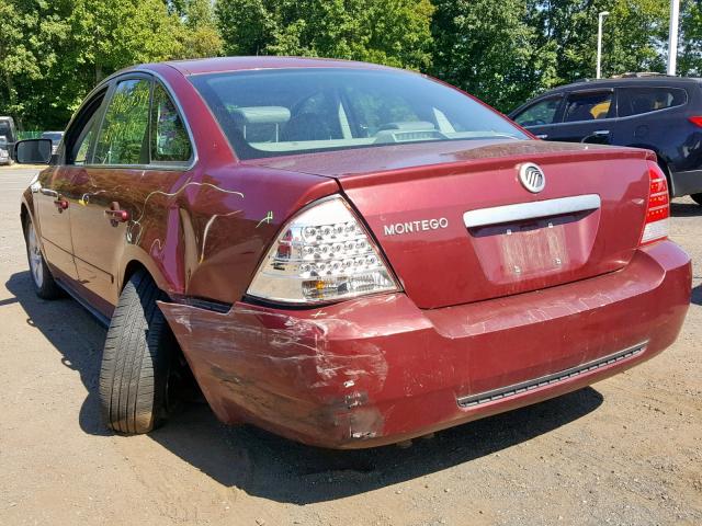 1MEFM40116G604332 - 2006 MERCURY MONTEGO LU RED photo 3