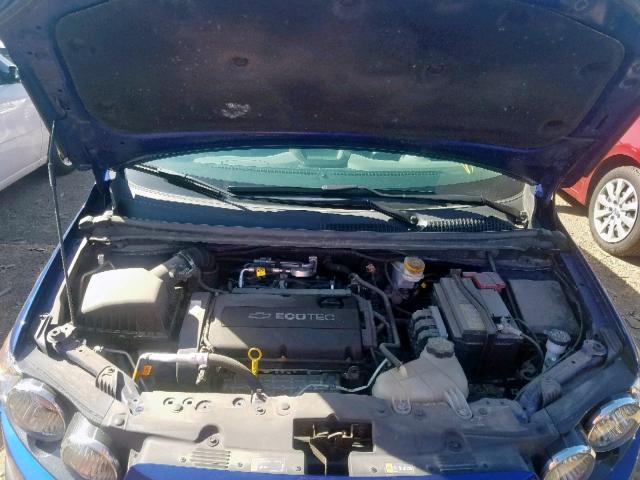 1G1JA6SH7E4209610 - 2014 CHEVROLET SONIC LS BLUE photo 7