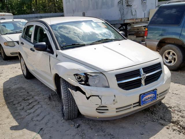 1B3HB48B67D337108 - 2007 DODGE CALIBER SX WHITE photo 1