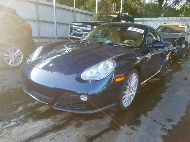 WP0AA2A8XBU761115 - 2011 PORSCHE CAYMAN BLUE photo 2