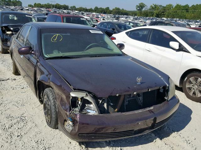 1G6KD54YX3U115618 - 2003 CADILLAC DEVILLE MAROON photo 1