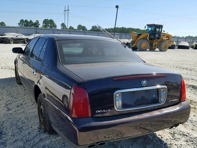 1G6KD54YX3U115618 - 2003 CADILLAC DEVILLE MAROON photo 3