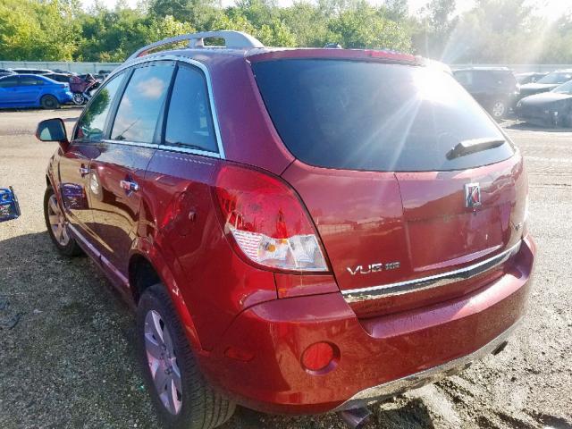 3GSCL53708S698015 - 2008 SATURN VUE XR RED photo 3