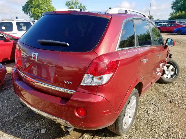 3GSCL53708S698015 - 2008 SATURN VUE XR RED photo 4