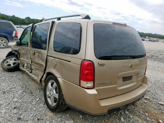 1GNDV331X6D188754 - 2006 CHEVROLET UPLANDER L GOLD photo 3