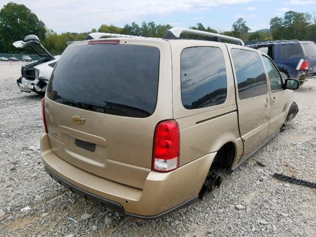 1GNDV331X6D188754 - 2006 CHEVROLET UPLANDER L GOLD photo 4