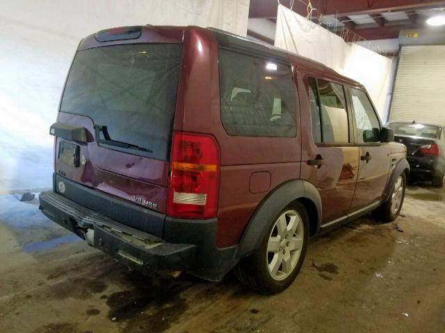 SALAG25496A356899 - 2006 LAND ROVER LR3 HSE RED photo 4
