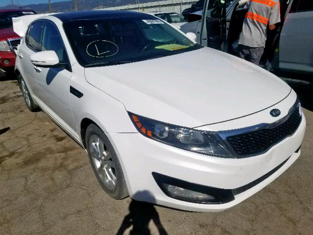 5XXGN4A72DG160095 - 2013 KIA OPTIMA EX WHITE photo 1