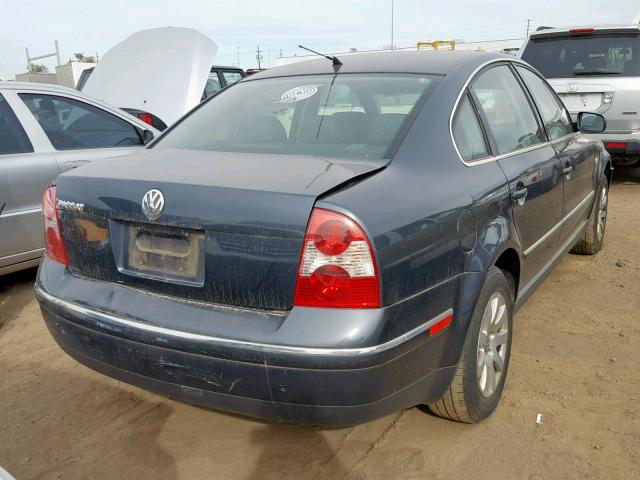 WVWPD63BX3P458143 - 2003 VOLKSWAGEN PASSAT GLS BLUE photo 4