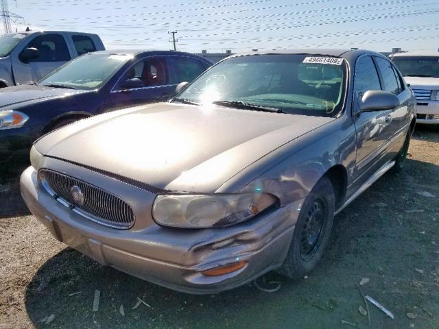 1G4HP54K91U202851 - 2001 BUICK LESABRE CU BEIGE photo 2