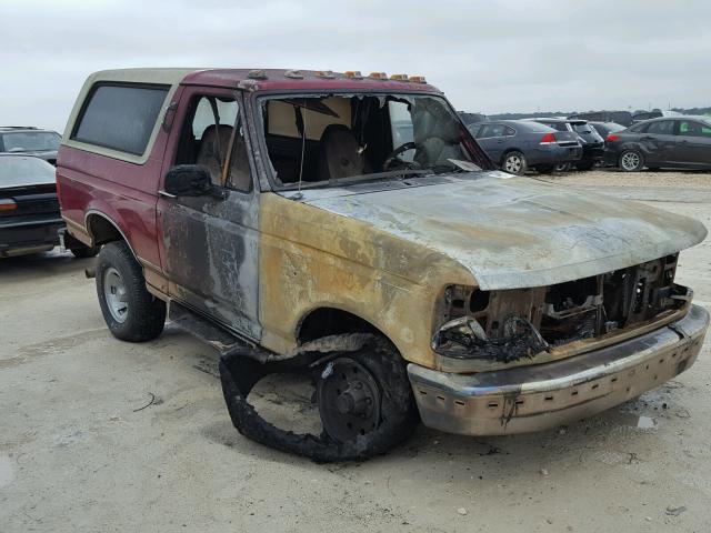 1FMEU15H6RLA83617 - 1994 FORD BRONCO U10 RED photo 1