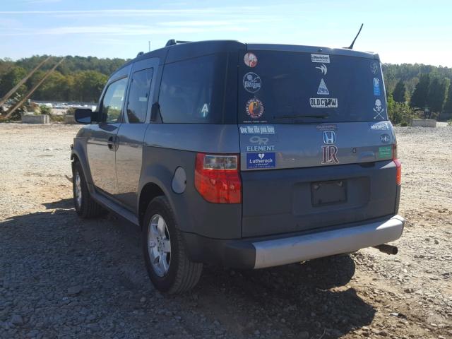 5J6YH28675L001551 - 2005 HONDA ELEMENT EX GRAY photo 3