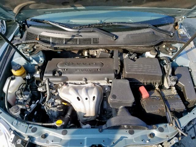 4T1BE46K47U642486 - 2007 TOYOTA CAMRY NEW GREEN photo 7