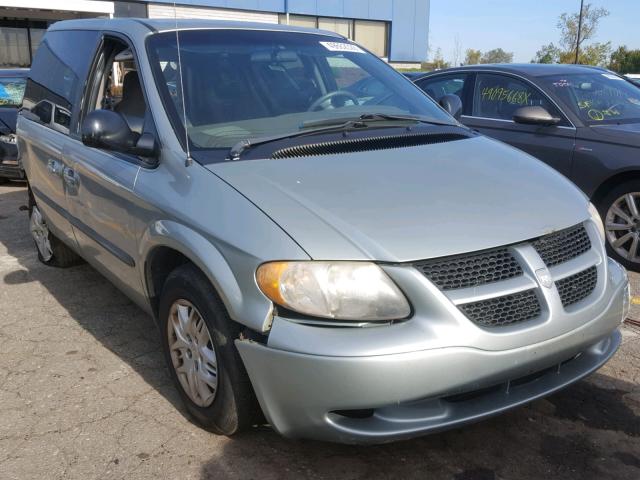 1D4GP45363B118750 - 2003 DODGE CARAVAN SP BLUE photo 1