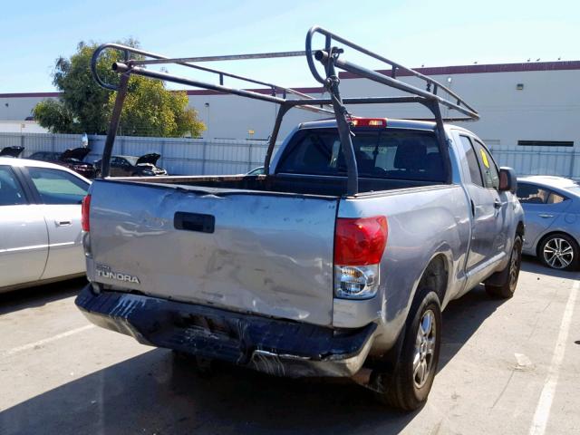 5TFRV54178X056772 - 2008 TOYOTA TUNDRA DOU SILVER photo 4