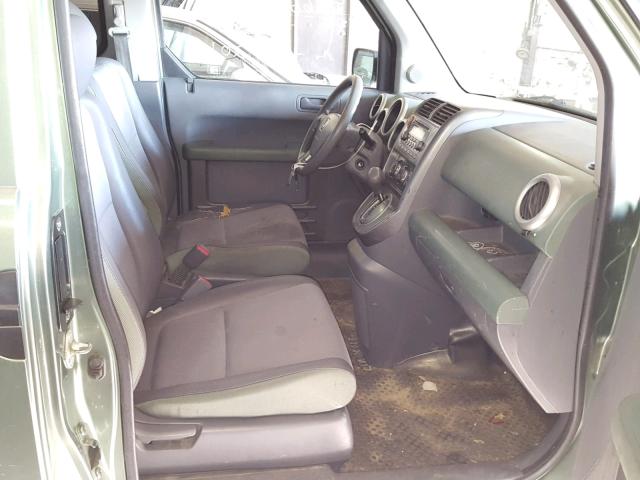 5J6YH28563L021231 - 2003 HONDA ELEMENT EX GREEN photo 5