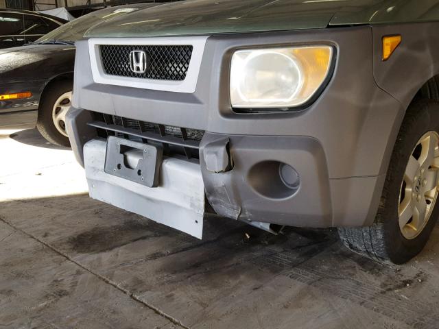 5J6YH28563L021231 - 2003 HONDA ELEMENT EX GREEN photo 9