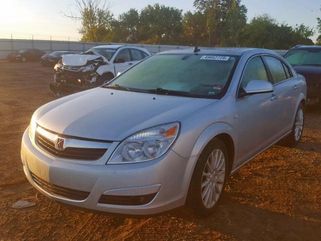 1G8ZX57799F106714 - 2009 SATURN AURA XR SILVER photo 2