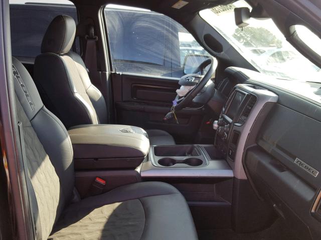 1C6RR7YT9HS688107 - 2017 RAM 1500 REBEL შავი ფოტო 5