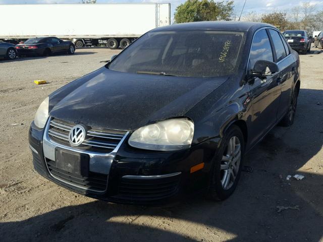 3VWEF71K27M061643 - 2007 VOLKSWAGEN JETTA WOLF BLACK photo 2