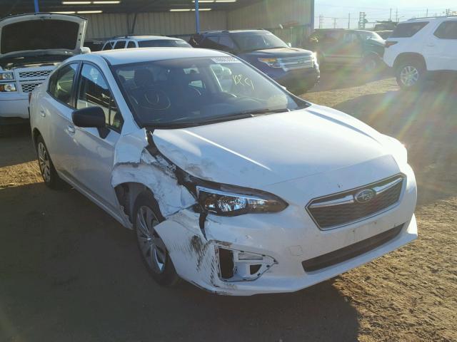 4S3GKAA60H3613991 - 2017 SUBARU IMPREZA WHITE photo 1