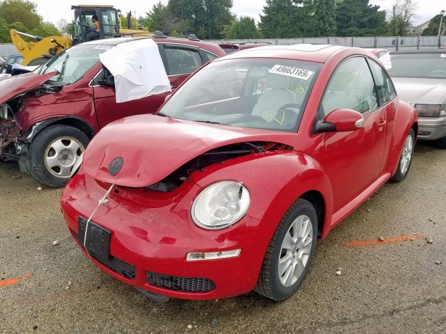 3VWRW3AGXAM031769 - 2010 VOLKSWAGEN NEW BEETLE წითელი ფოტო 2