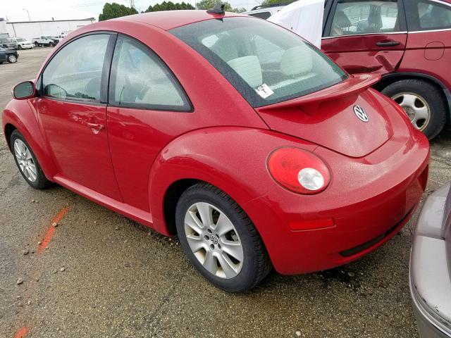 3VWRW3AGXAM031769 - 2010 VOLKSWAGEN NEW BEETLE წითელი ფოტო 3