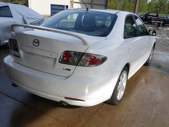 1YVHP80D965M14528 - 2006 MAZDA MAZDA6 WHITE photo 4